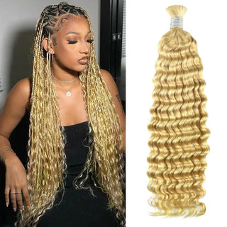 #613 Deep Wave Bulk Human Hair For Braiding CVOHAIR
