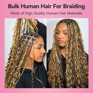 #27/30/613 100% Human Hair Braid Deep Wave Styles CVOHAIR