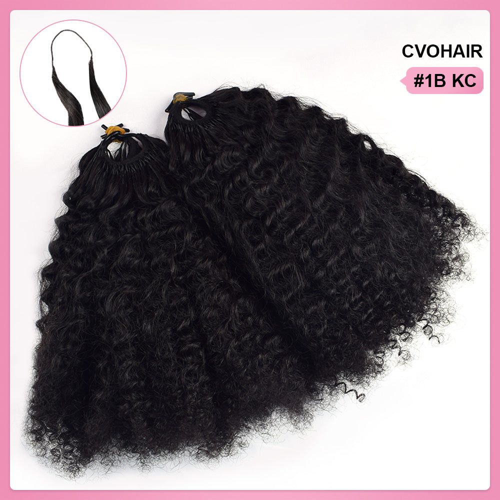 CVOHAIR Straight PU Clip in Hair Extensions