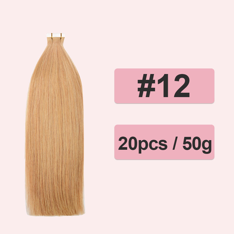 CVOHAIR Straight Seamless Clip in Hair Extensions