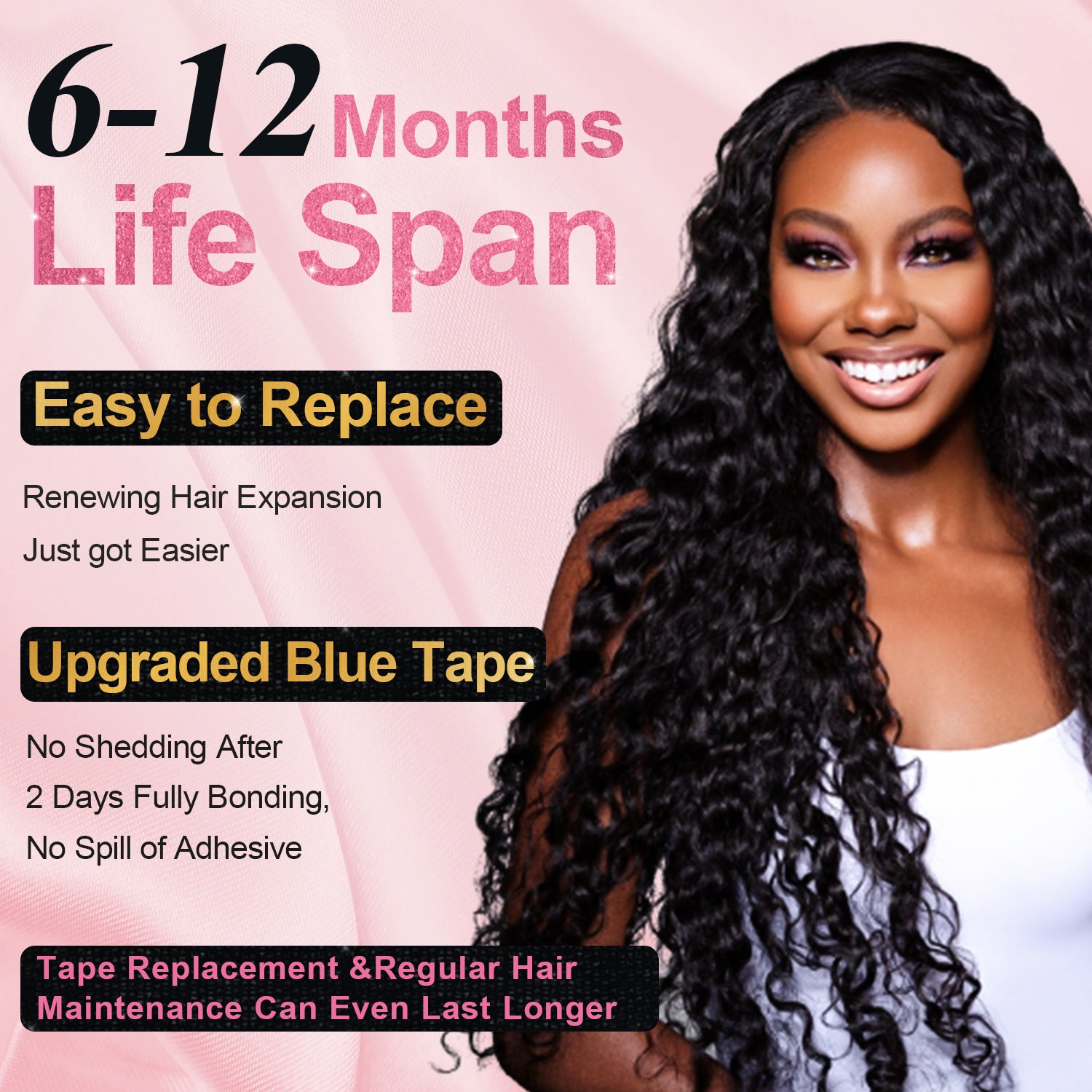 CVOHAIR Italian Curly Tape in Hair Extensions Natural Wave Virgin Human Hair Tape ins Human Hair Extensions 50g 20 Pieces