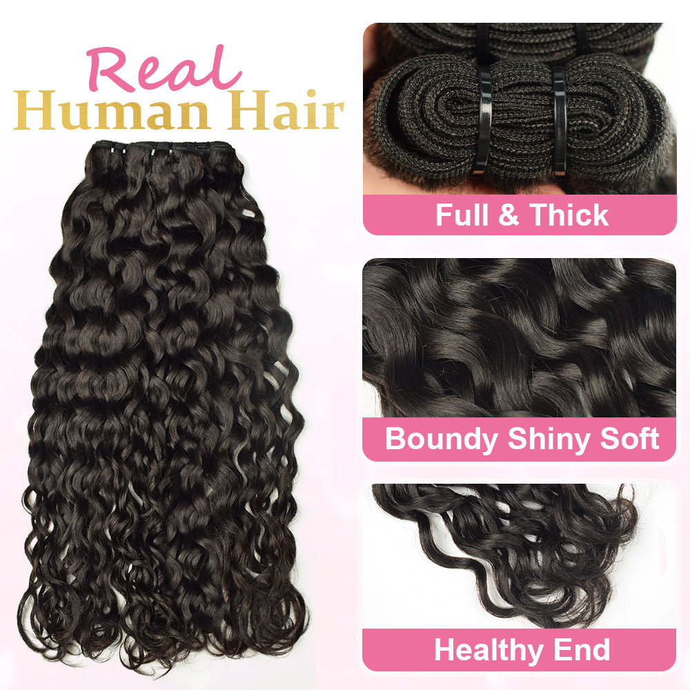 CVOHAIR Italian Curly Hair Weave 3 Bundles Human Hair 100% Quality Virgin Human Hair None Chemical Bundles