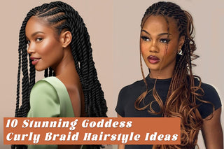 10 Stunning Goddess Curly Braid Hairstyle Ideas