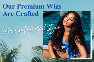 A simple and comfortable wig is most suitable for summer, take it with you!