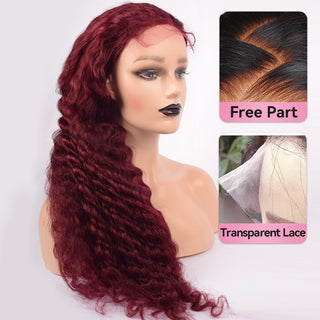 99J 13*4 Glueless Wear Go Wigs Free Shipping 100% Human Hair CVOHAIR
