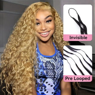 #27 Deep Wave Crochet Human Hair Extensions CVOHAIR