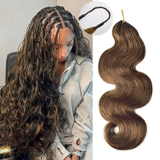 #4A Body Wave Miracle Knots Crochet Human Hair Extensions CVOHAIR