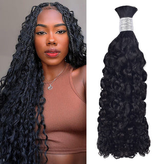 #1 Burmese Curly Bulk Human Hair For Boho Braids CVOHAIR