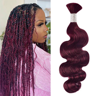 #99J  100% Human Hair Braid Body Wave  Styles CVOHAIR