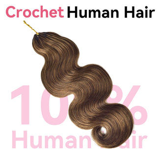 #4A Body Wave Miracle Knots Crochet Human Hair Extensions CVOHAIR
