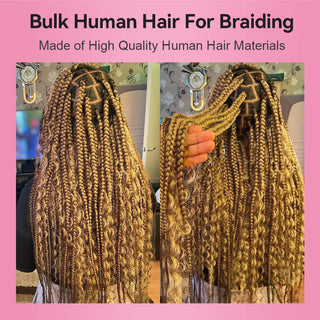 #27 Italian Curly Human Hair Braid Styles CVOHAIR