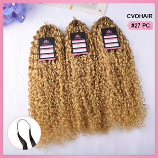 #27 Pixie Curly 100% Human Hair Hair Extensions CVOHAIR
