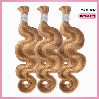 #27/30 100% Human Hair Braid Body Wave  Styles CVOHAIR