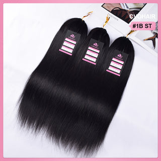 Straight Crochet Human Hair Extensions CVOHAIR