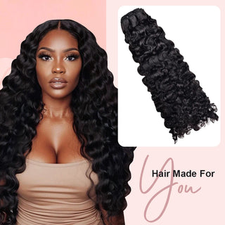 #1B Burmese Curly 10A Human Hair Bundles Virgin Hair 100% Unprocessed Weave Bundles Human Hair Double Weft CVOHAIR