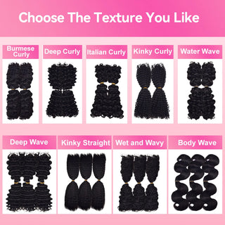 #1B SDD Boho Braids Human Hair CVOHAIR