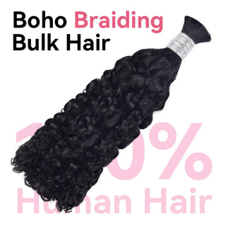 #1 Burmese Curly Bulk Human Hair For Boho Braids CVOHAIR