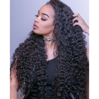 #1B Deep Curly Tape in Free Shipping Hair Extensions Human Hair 20pcs 50g/pack Seamless Skin Weft Hair CVOHAIR