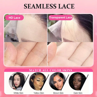 #1B Straight HD Lace Closure Natural Looking Cvohair
