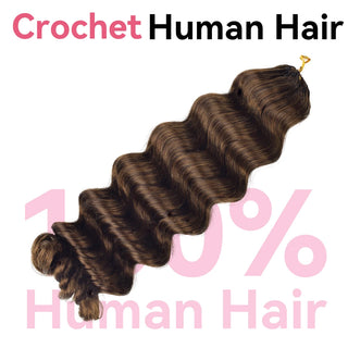 #2 Loose Deep Wave Miracle Knots Crochet Human Hair Extensions CVOHAIR