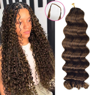 #2 Loose Deep Wave Miracle Knots Crochet Human Hair Extensions CVOHAIR