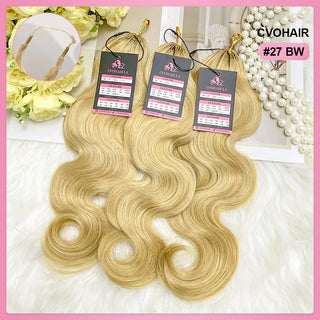 #27 Body Wave Miracle Knots  Crochet Human Hair Extensions CVOHAIR