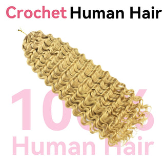 #27 Deep Wave Miracle Knots Crochet Human Hair Extensions CVOHAIR