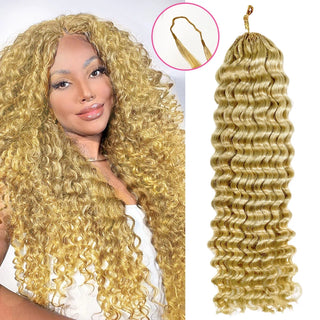 #27 Deep Wave Miracle Knots Crochet Human Hair Extensions CVOHAIR
