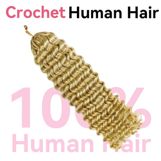 #27 Deep Wave Miracle Knots Crochet Human Hair Extensions CVOHAIR