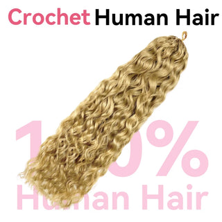 #27 Water Wave Miracle Knots Crochet Human Hair Extensions CVOHAIR