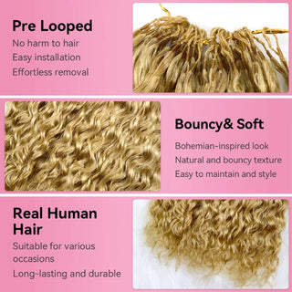 #27 Water Wave Miracle Knots Crochet Human Hair Extensions CVOHAIR
