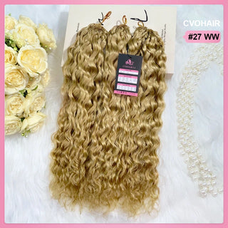 #27 Water Wave Miracle Knots Crochet Human Hair Extensions CVOHAIR