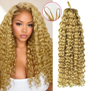 #27 Italian Curly Miracle Knots Crochet Human Hair Extensions CVOHAIR