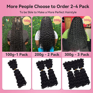 #27 SDD Boho Braids Human Hair CVOHAIR