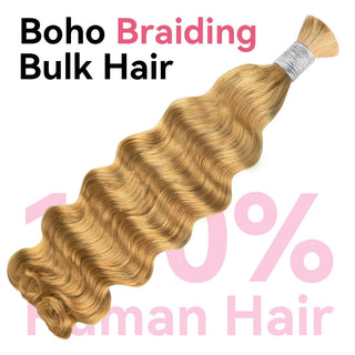 #27 Loose Deep Wave Best Human Hair For Boho Braids CVOHAIR