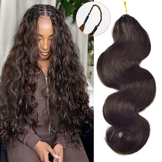 #2A Body Wave Miracle Knots Crochet Human Hair Extensions CVOHAIR