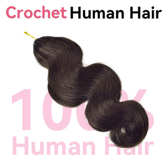 #2A Body Wave Miracle Knots Crochet Human Hair Extensions CVOHAIR