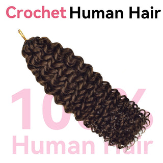 #2 Deep Curly Miracle Knots Crochet Human Hair Extensions CVOHAIR
