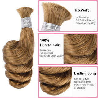#30 Boho Braids Loose Wave 100% Human Hair CVOHAIR