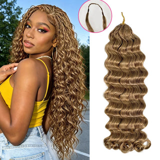 #30 Loose Deep Wave Miracle Knots Crochet Human Hair Extensions CVOHAIR
