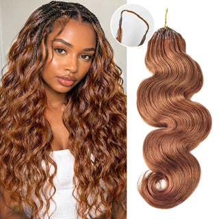 #30A Body Wave Miracle Knots Crochet Human Hair Extensions CVOHAIR
