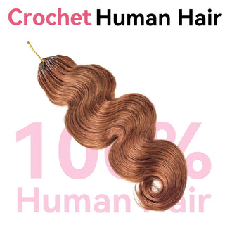 #30A Body Wave Miracle Knots Crochet Human Hair Extensions CVOHAIR