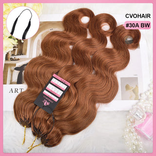 #30A Body Wave Miracle Knots Crochet Human Hair Extensions CVOHAIR