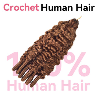 #30A France Curly 100% Human Hair Miracle Knots Extensions CVOHAIR