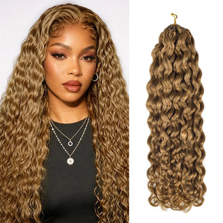 #30 Italian Curly Miracle Knots Crochet Human Hair Extensions CVOHAIR