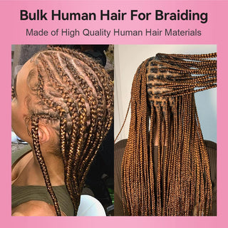 #30 Deep Curly Hot Braids Bulk Human Hair CVOHAIR
