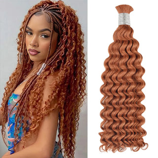 #35 Deep Wave Boho Braids 100% Human Hair CVOHAIR