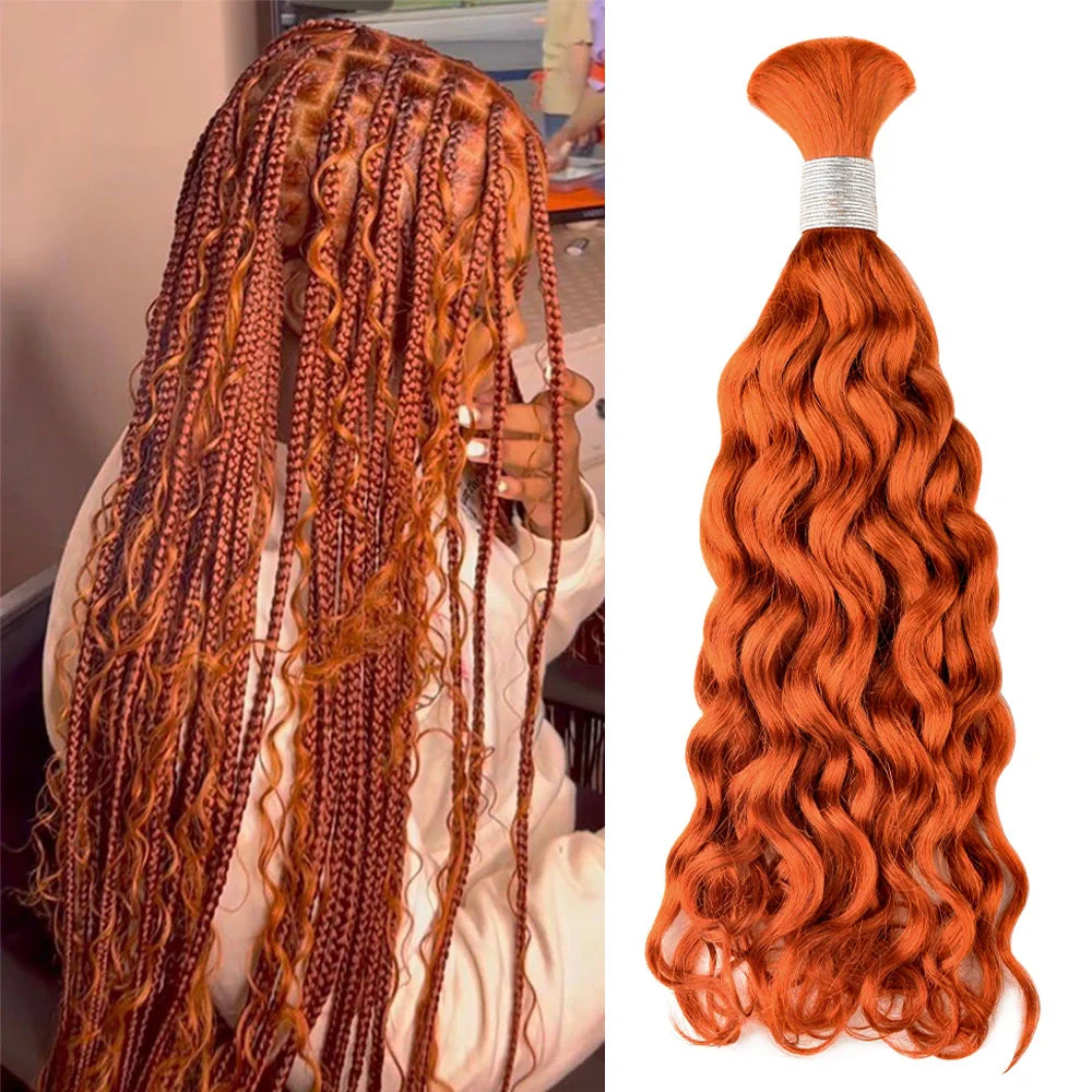#350 100% Human Hair Italian Curly Braid Styles CVOHAIR