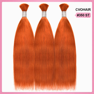 #350 Straight Boho Braids No Weft Bulk Hair for Human Hair CVOHAIR