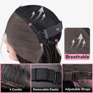 #4/27 Super Double Drawn 13*4 HD Lace Frontal Luxury Wig With Baby Hair CVOHAIR